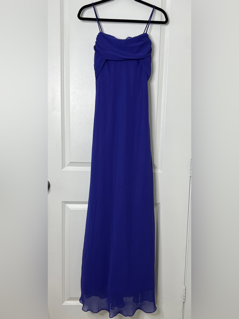 Vintage Betsy & Adam Purple Draped Formal Gown‎ Size 10 Wedding Event Party